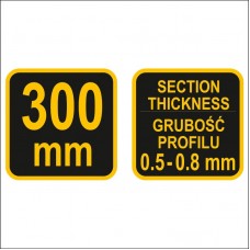 VOREL Cleste pentru imbinat profile 0.5-0.8 mm, lu..